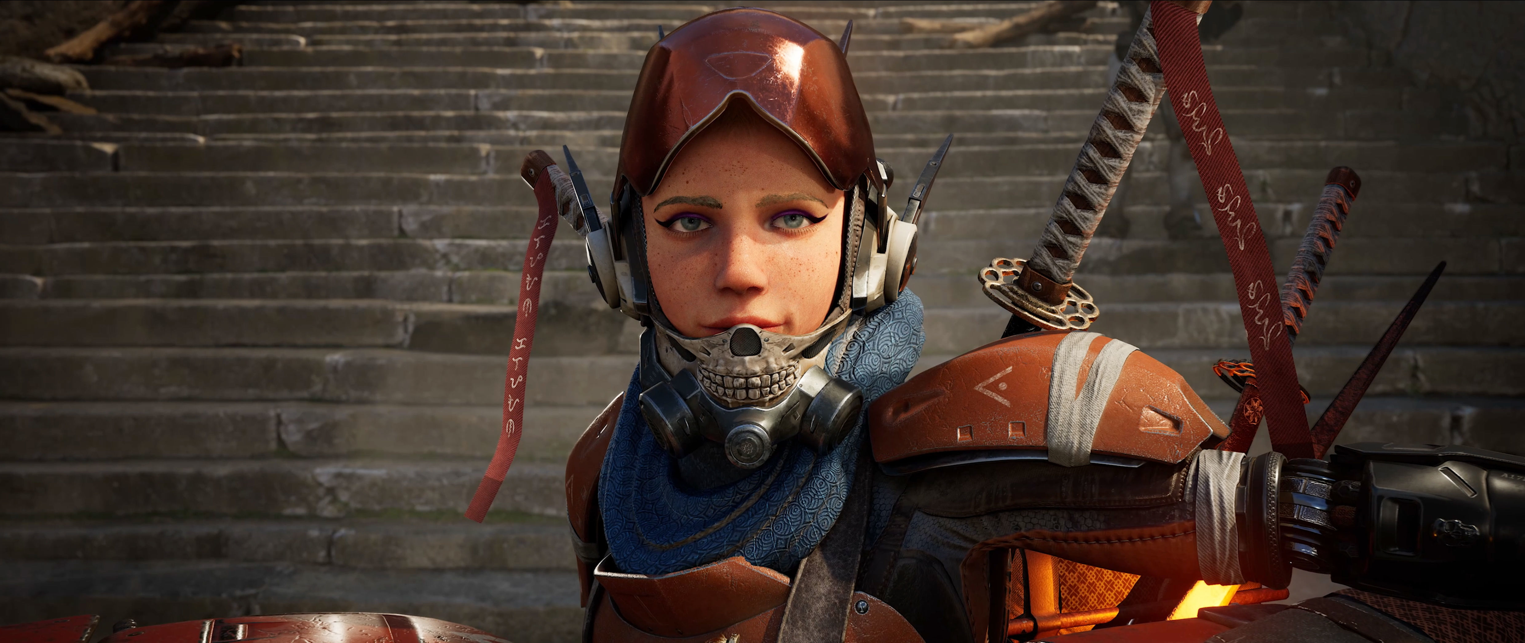 Sci fi Samurai Ninja 3D CG model rigged character 3D model_27