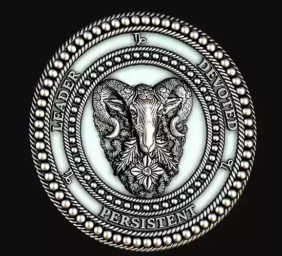 capri sign medal 62mm