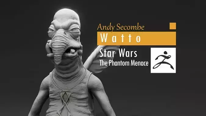 Andy Socombe - Watto - Star Wars The Phantom Menace 3D print model