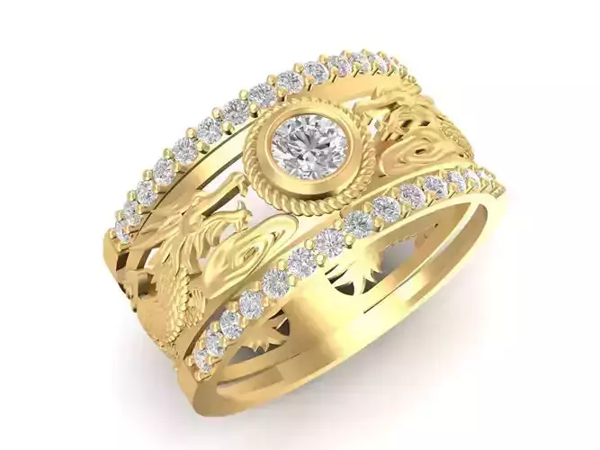 Lucky Dragon Ring 1106 New Design 2021