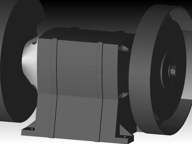 Bench grinder Free 3D model_6