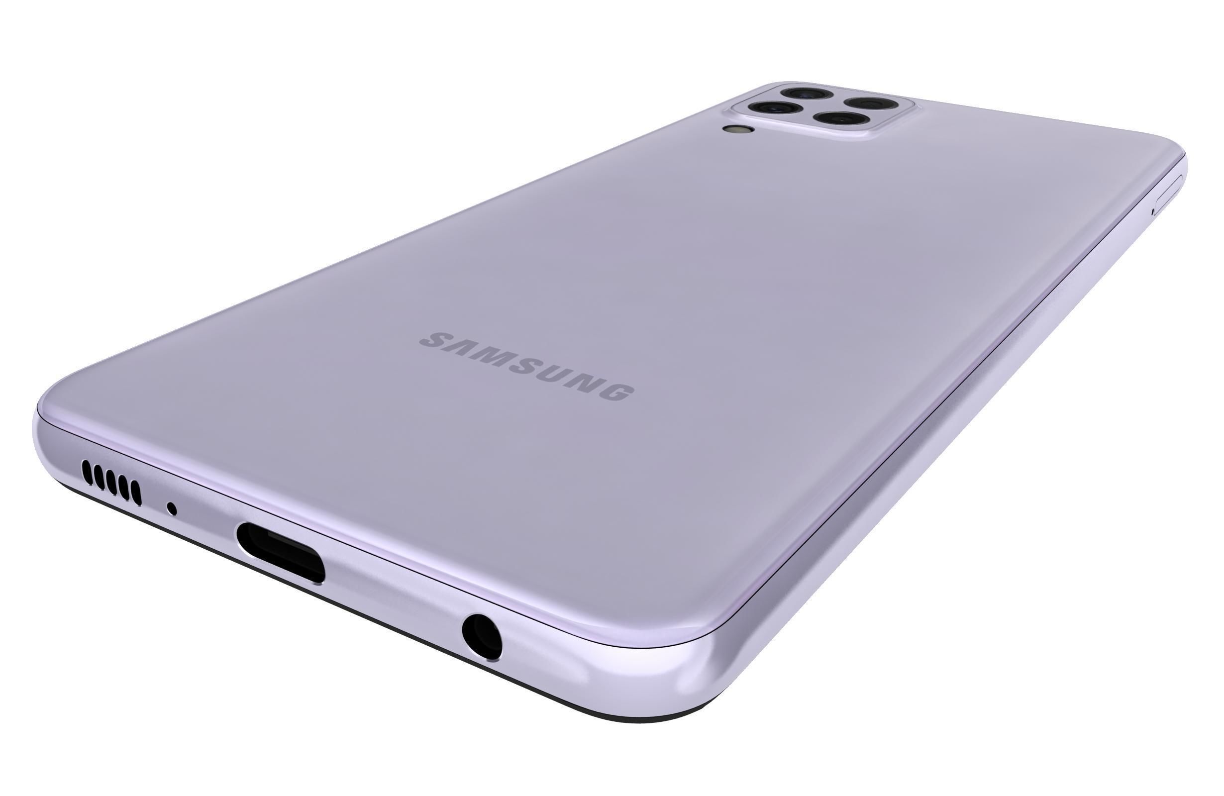 Samsung Galaxy A22 Violet 3D model_9