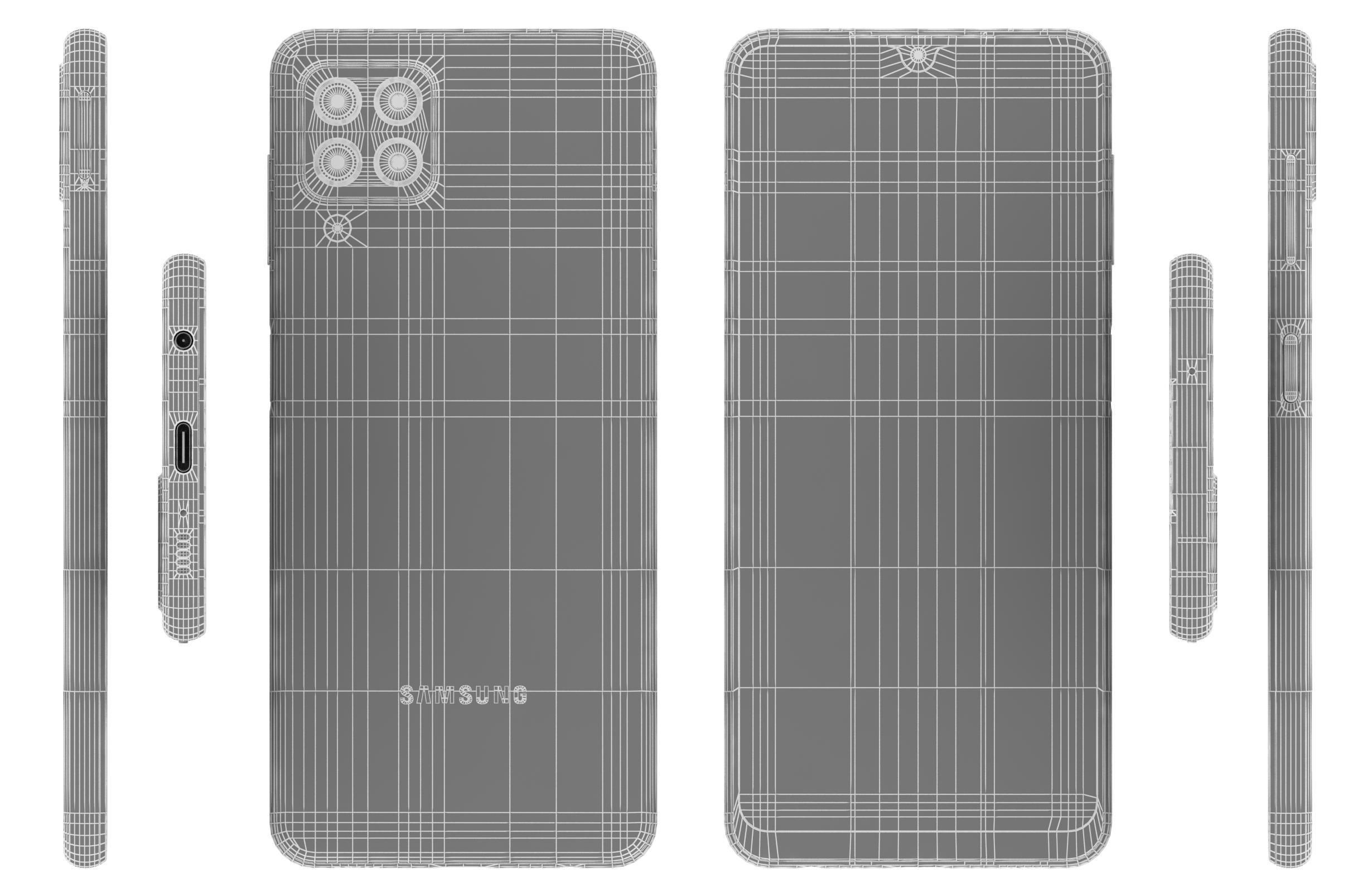 Samsung Galaxy A22 Mint 3D model_16