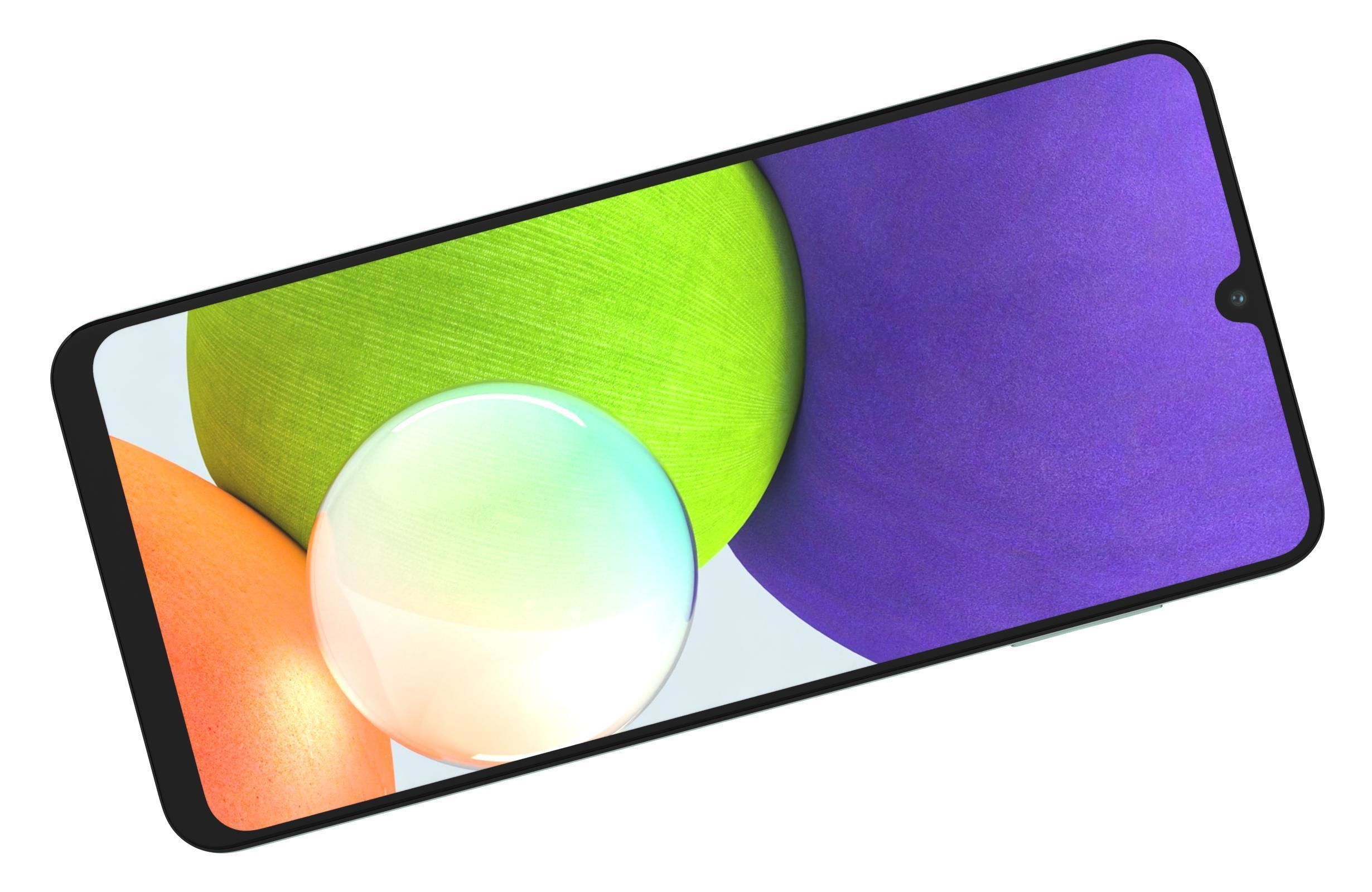 Samsung Galaxy A22 Mint 3D model_8