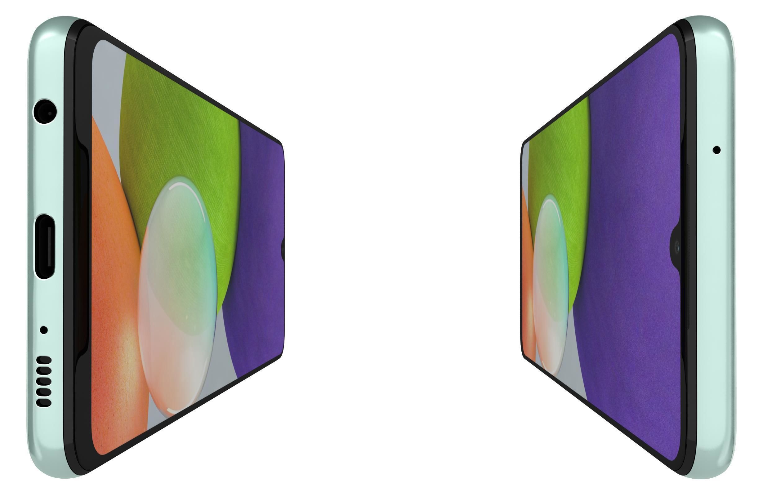 Samsung Galaxy A22 Mint 3D model_10