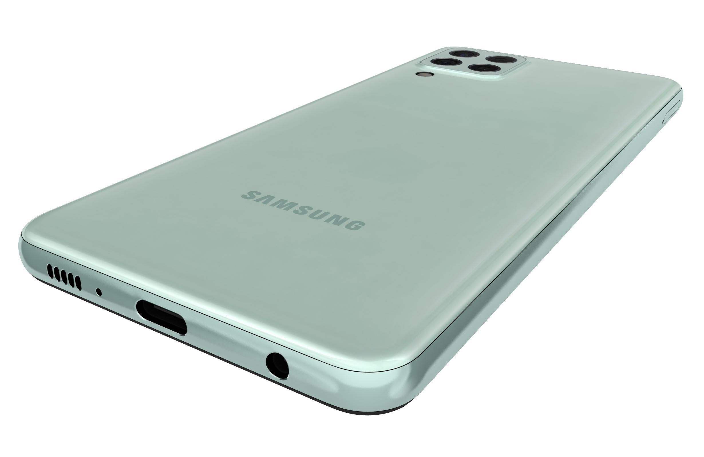 Samsung Galaxy A22 Mint 3D model_14