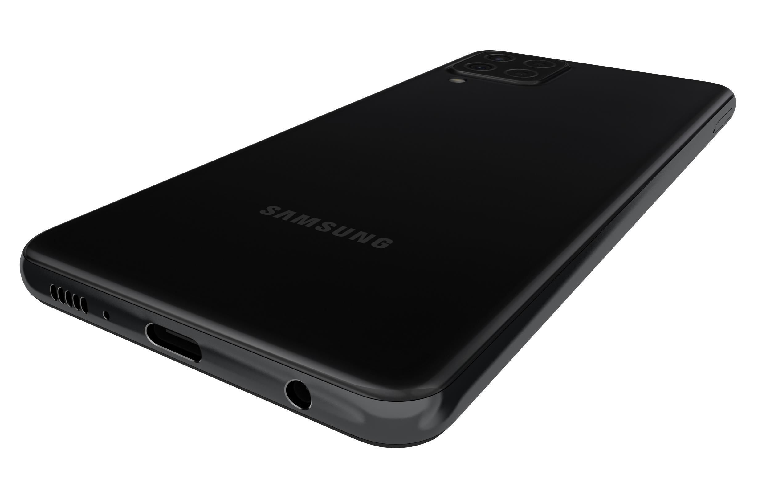 Samsung Galaxy A22 Black 3D model_12