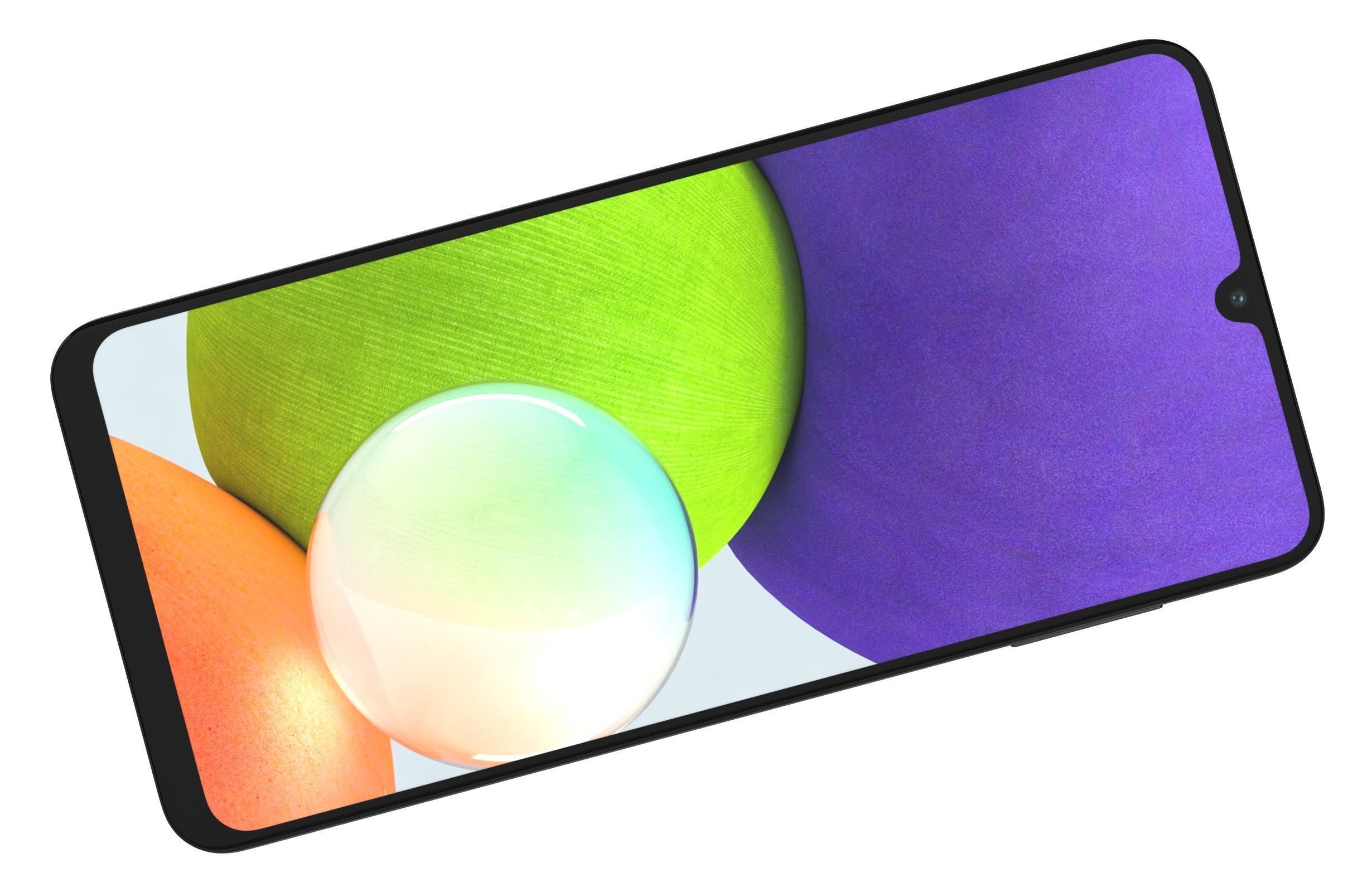 Samsung Galaxy A22 Black 3D model_14