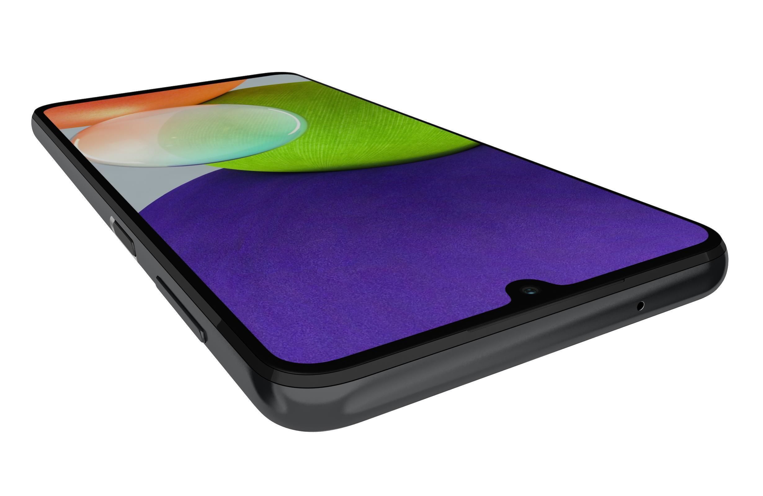 Samsung Galaxy A22 Black 3D model_11