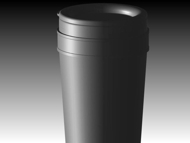 Coffee thermos Free 3D model_9