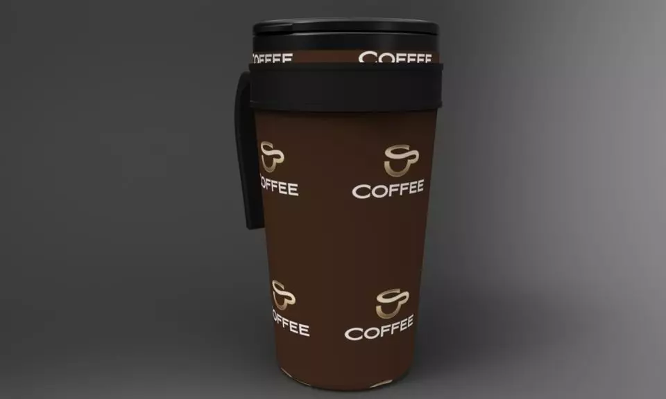 Coffee thermos Free 3D model_0