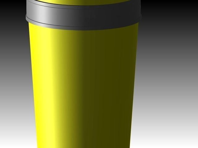 Coffee thermos Free 3D model_8