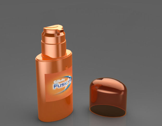Gillette after shave balm Free 3D model_6