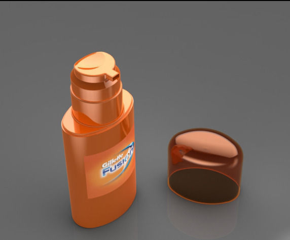 Gillette after shave balm Free 3D model_5