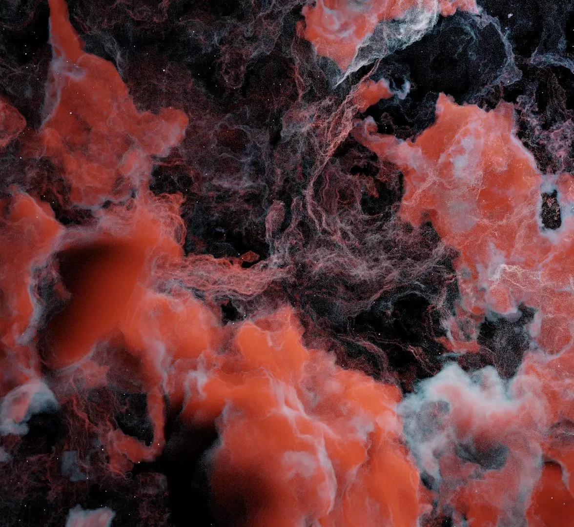 Nebula space cloud 3D model_0