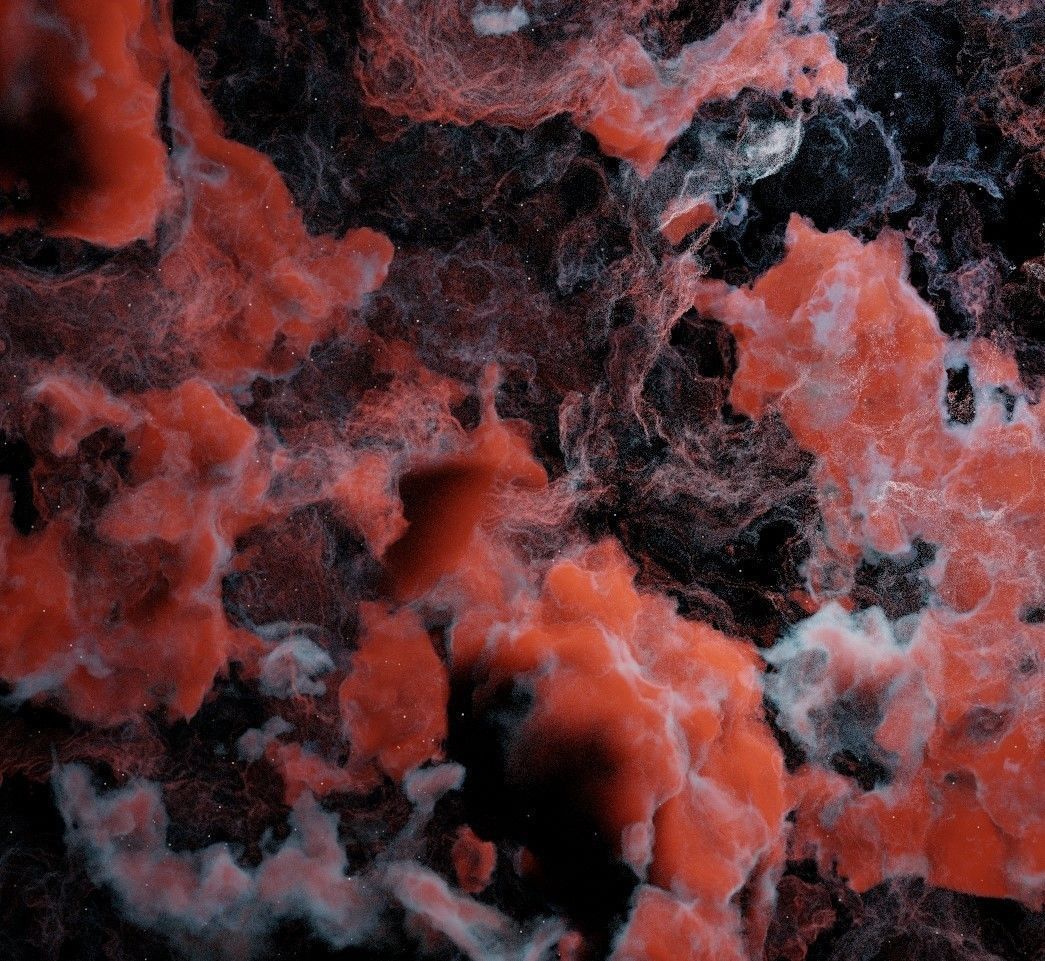 Nebula space cloud 3D model_3