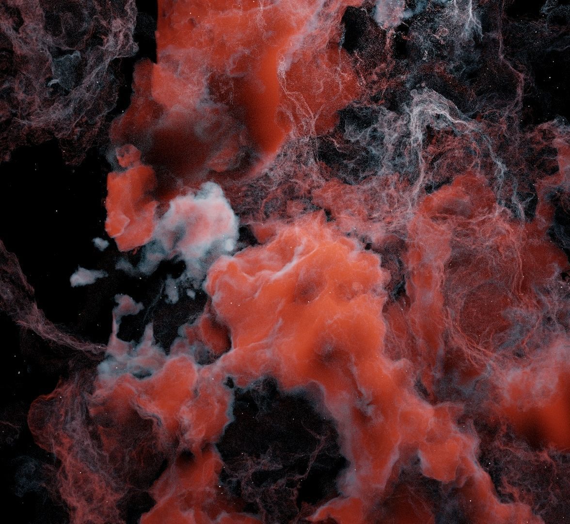 Nebula space cloud 3D model_1