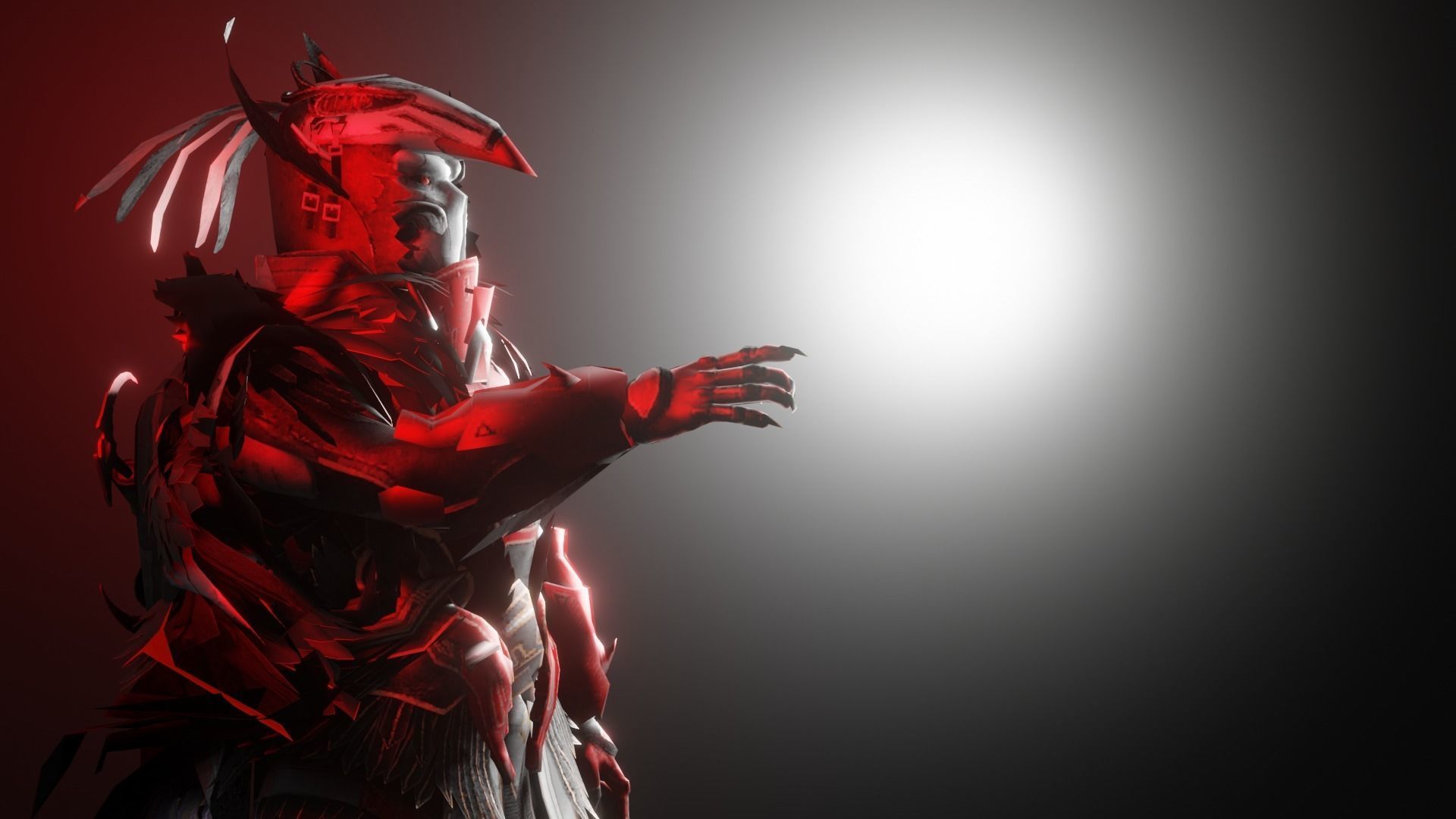 Blood Raven X Suit Low-poly 3D model_1