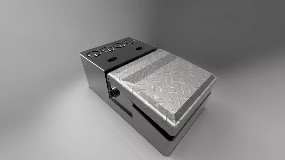 Guitar pedal Free 3D model