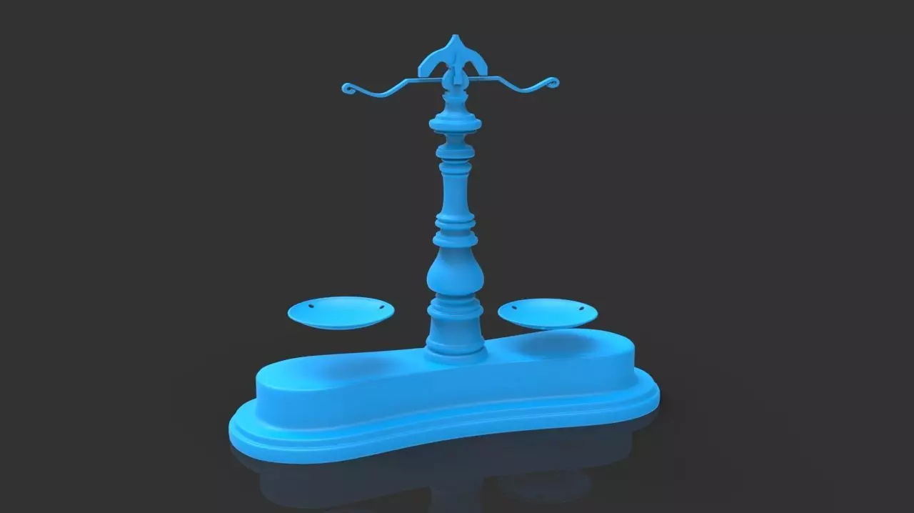old Weighing scale 3D print model