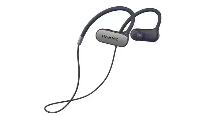 Earphone neckband Realistic 3d model Low-poly 3D model