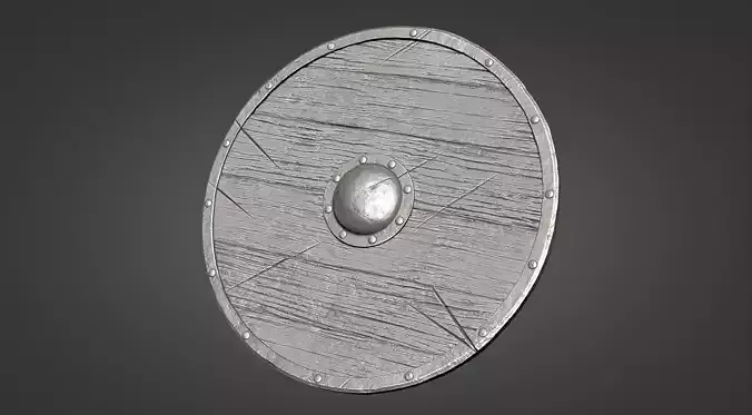 Viking Shield 3D print model