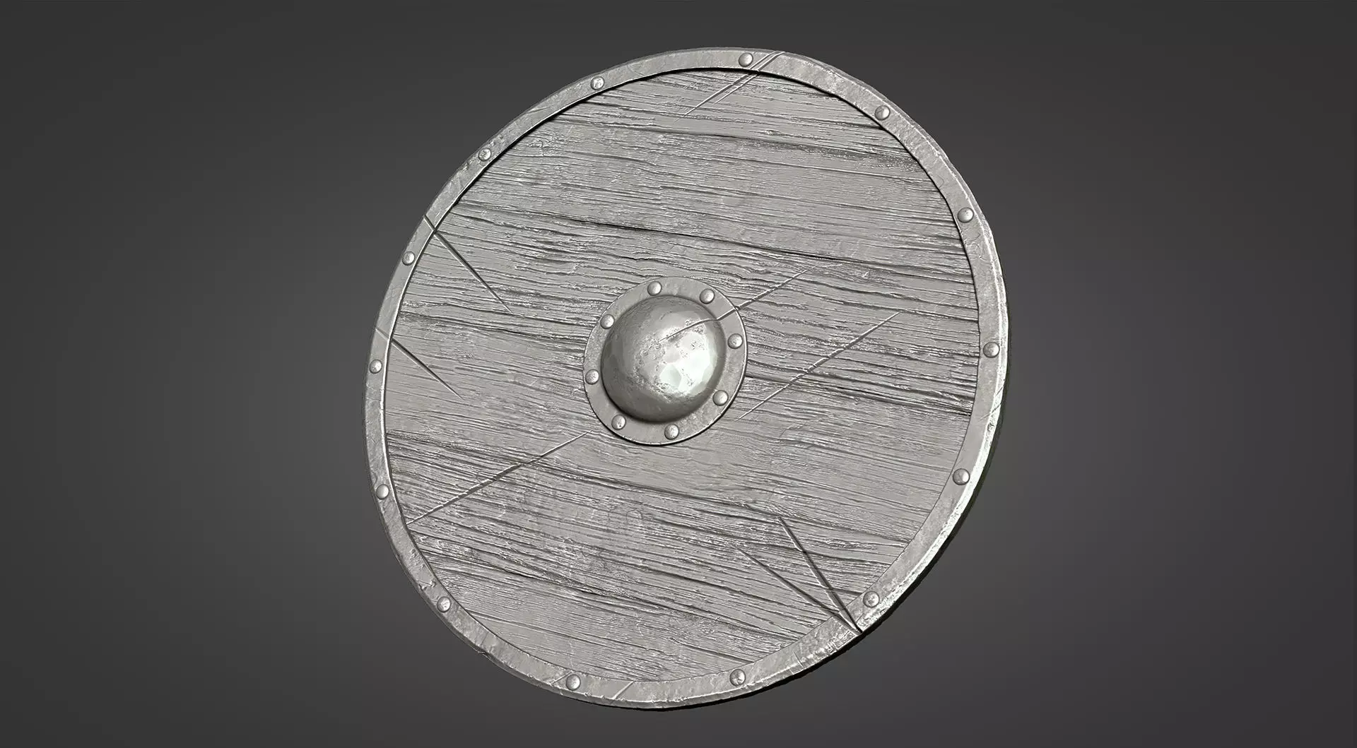 Viking Shield 3D print model