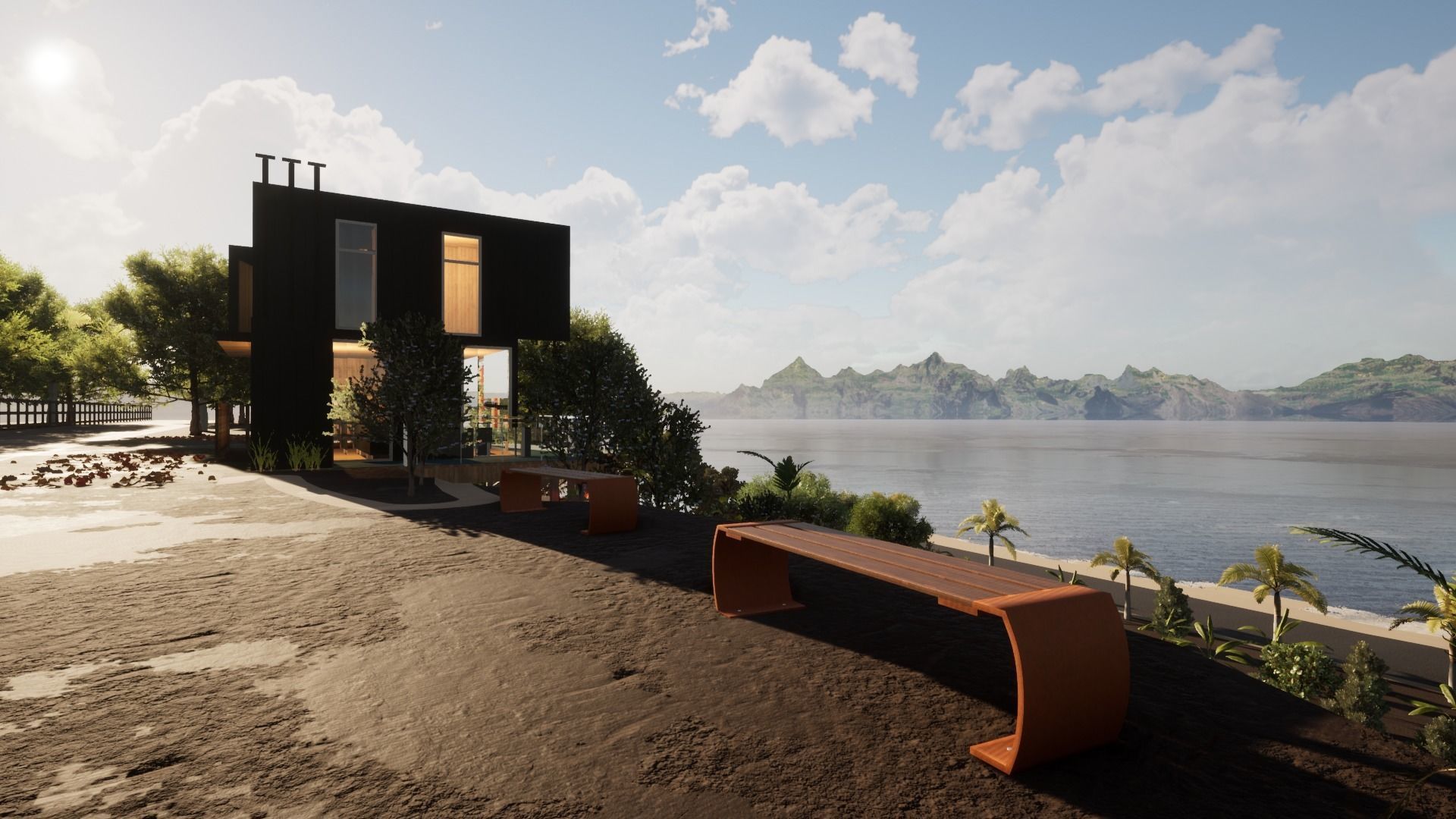 Revit Modern Beach house 3D model_18