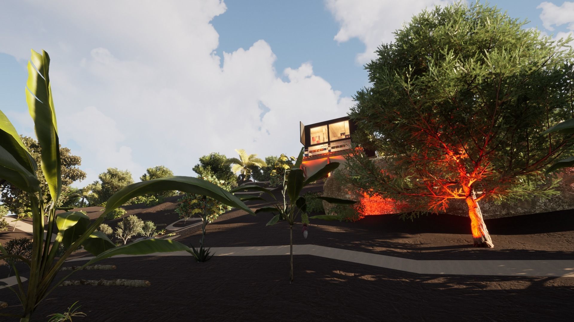 Revit Modern Beach house 3D model_5