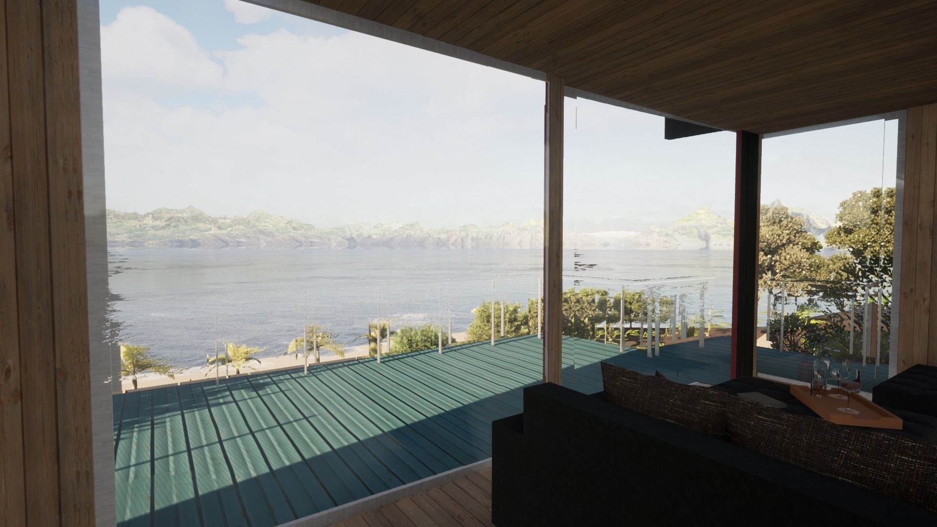 Revit Modern Beach house 3D model_25