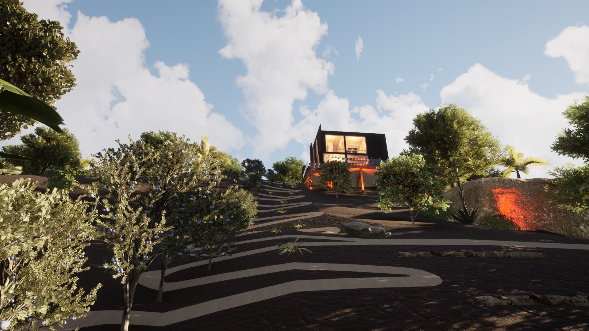 Revit Modern Beach house 3D model_4