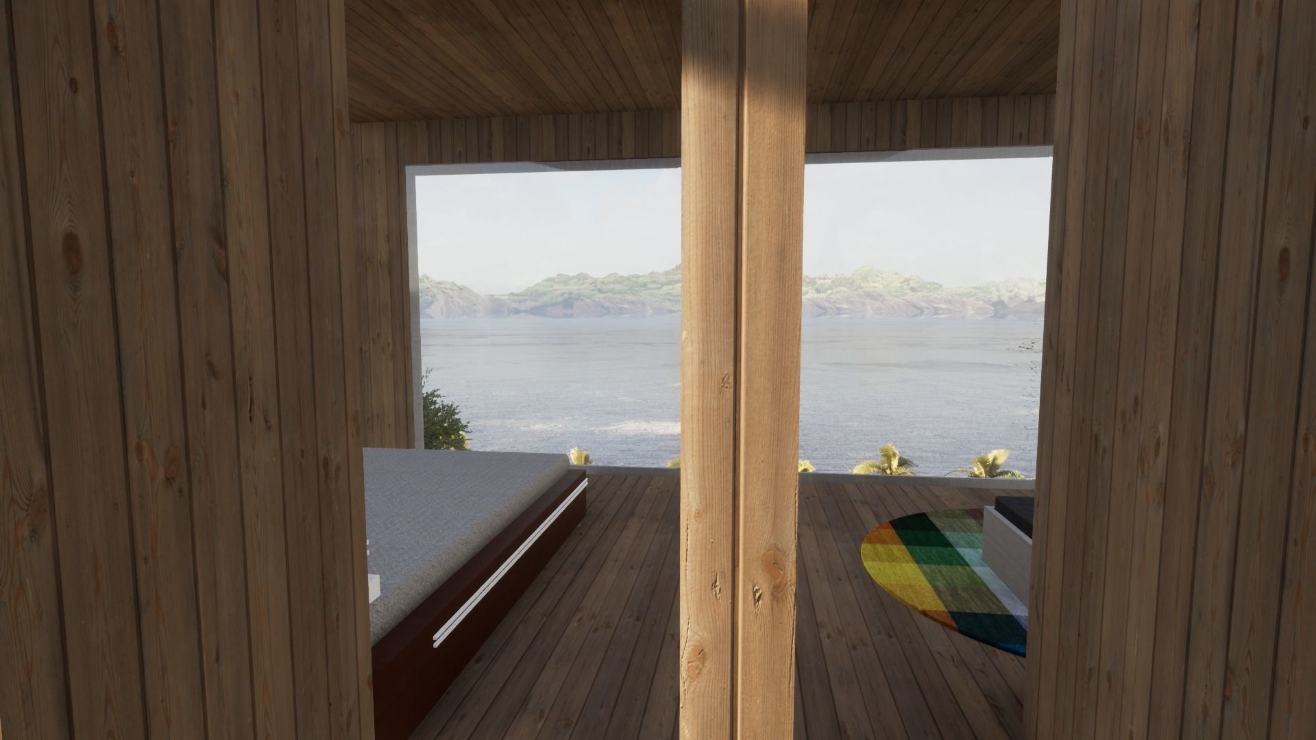 Revit Modern Beach house 3D model_28