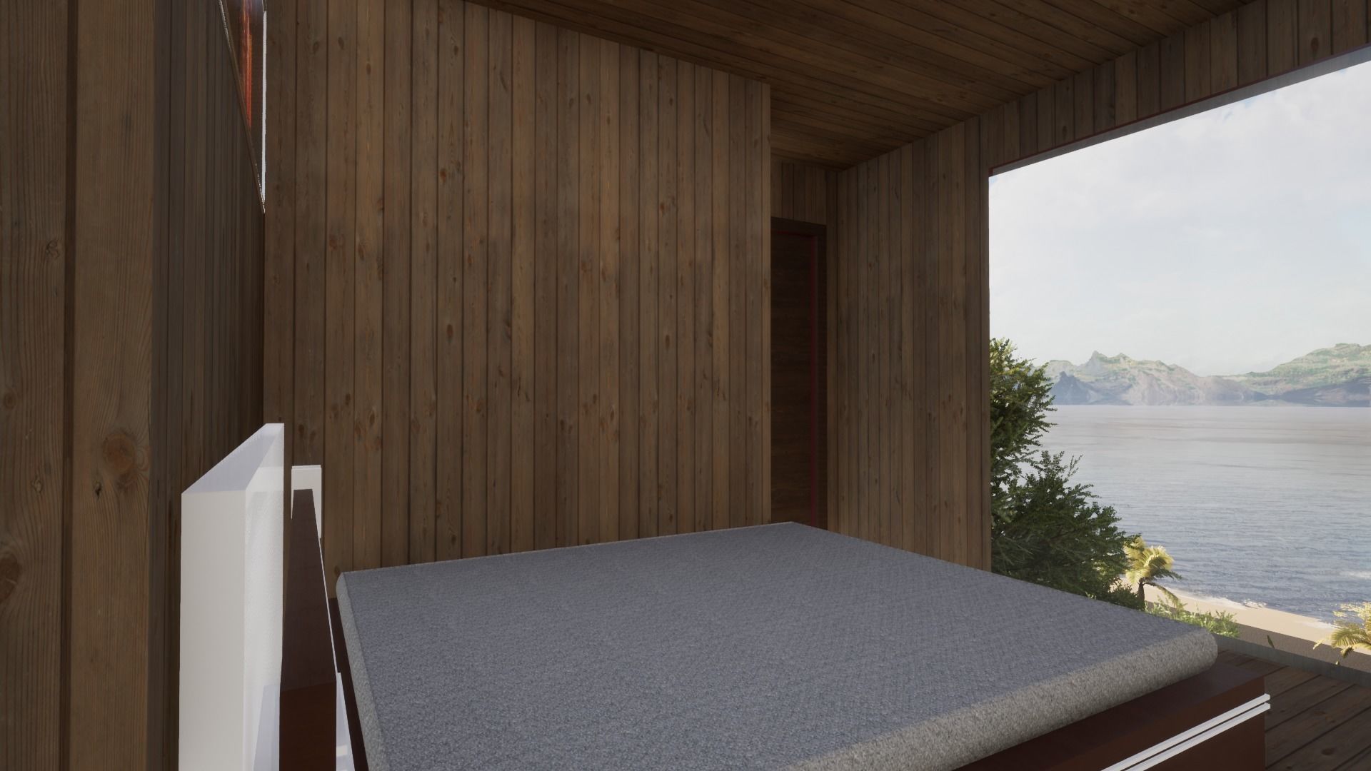 Revit Modern Beach house 3D model_29