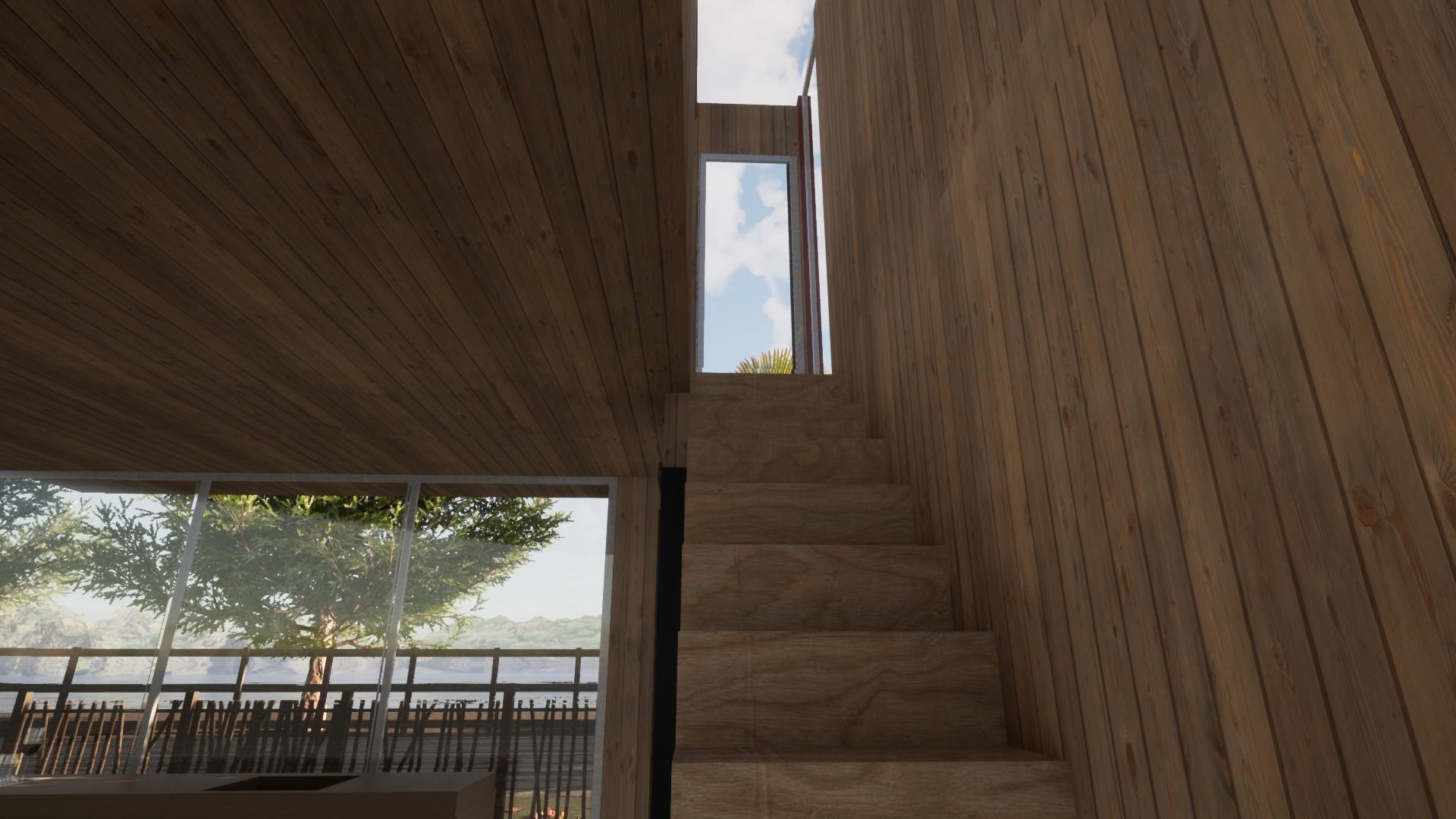 Revit Modern Beach house 3D model_26