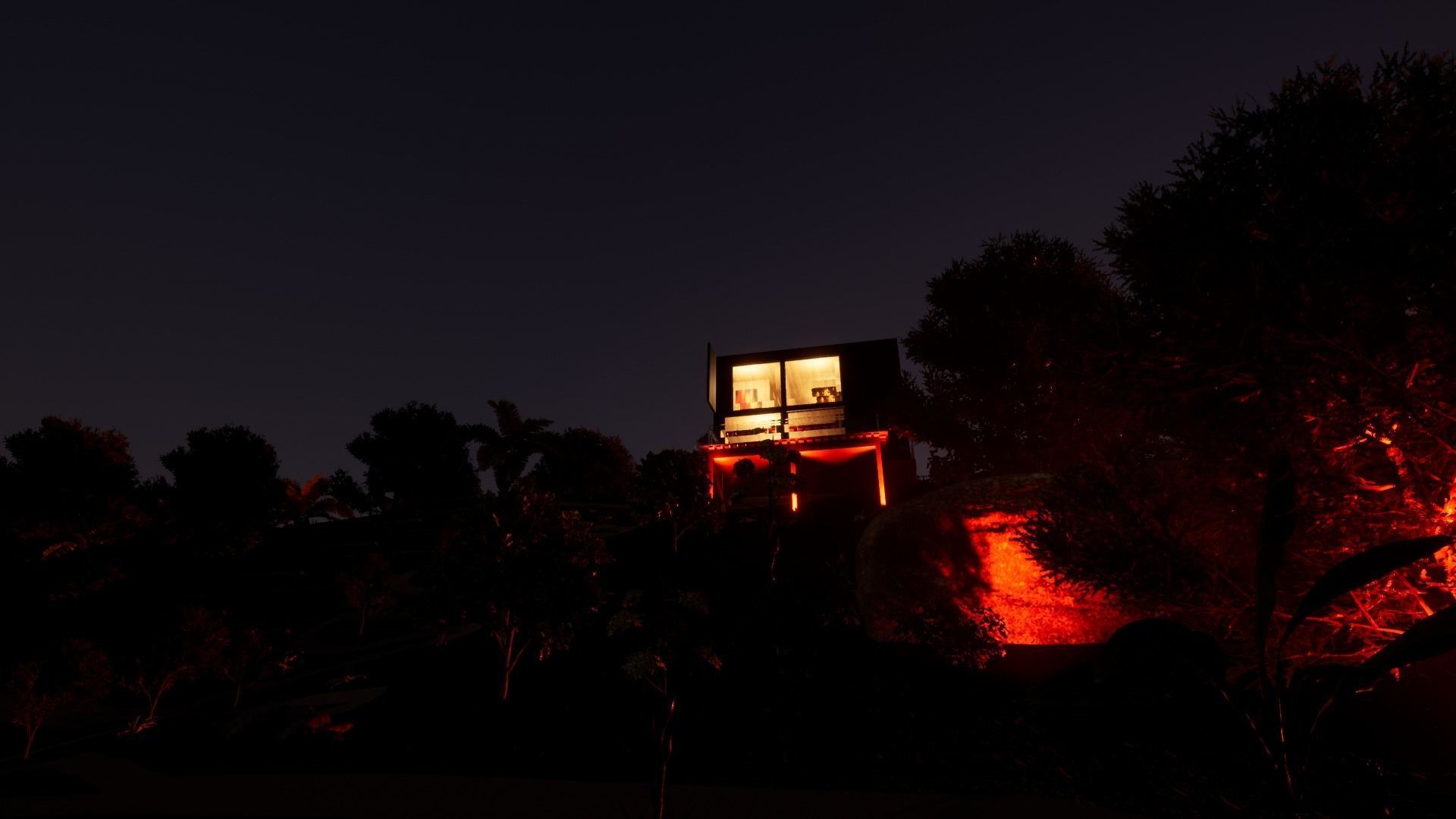 Revit Modern Beach house 3D model_8