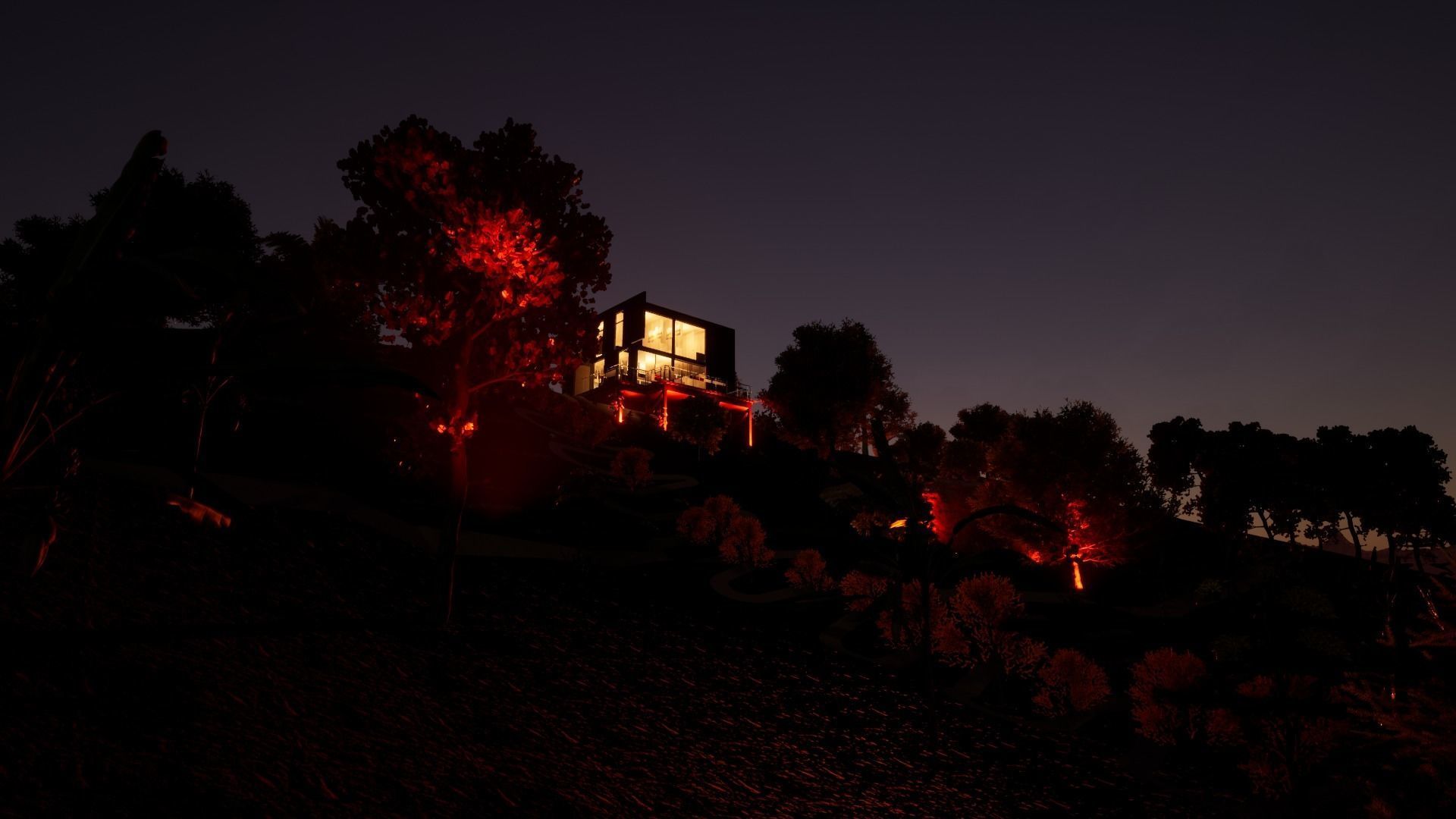 Revit Modern Beach house 3D model_6