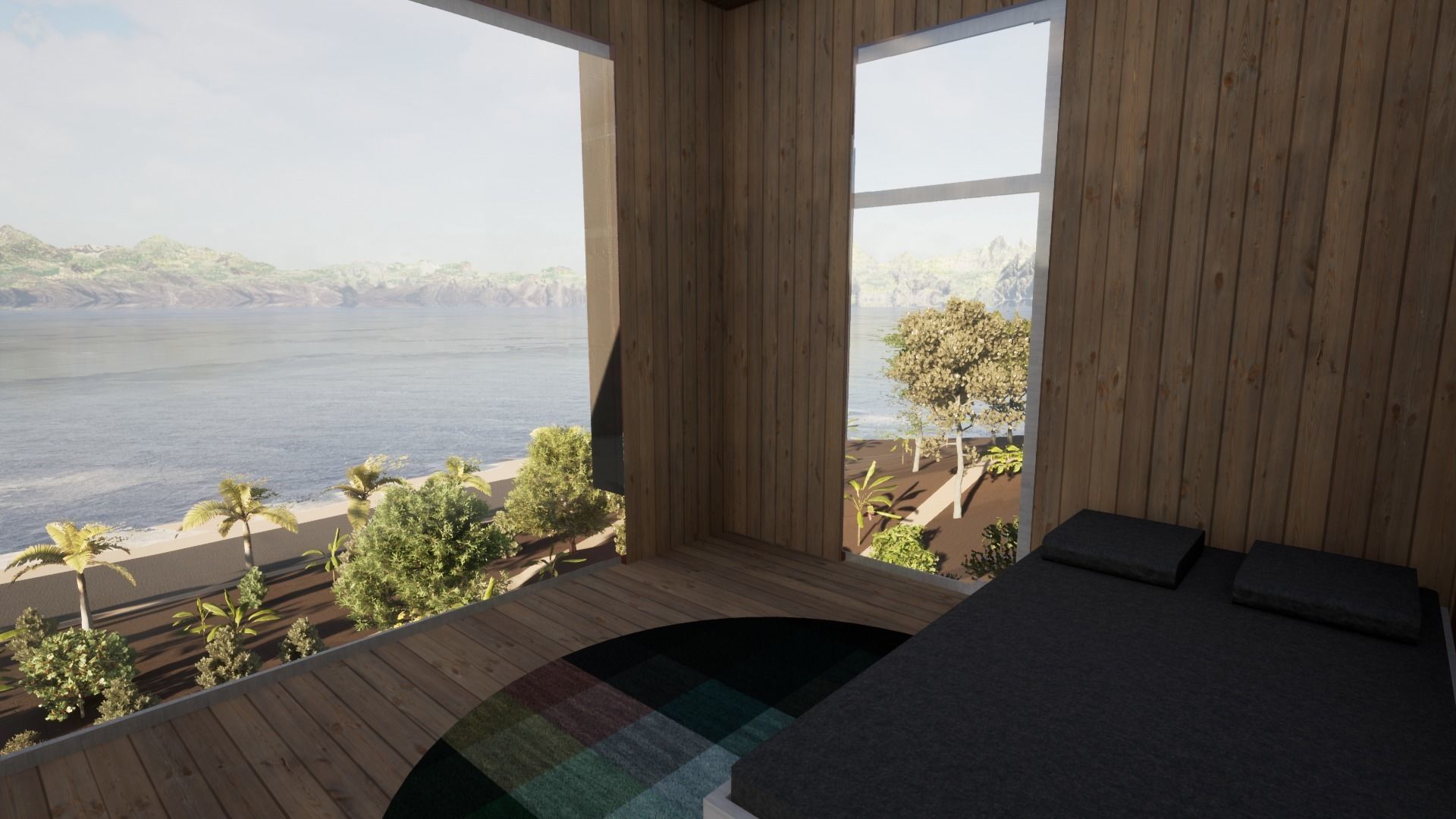 Revit Modern Beach house 3D model_31