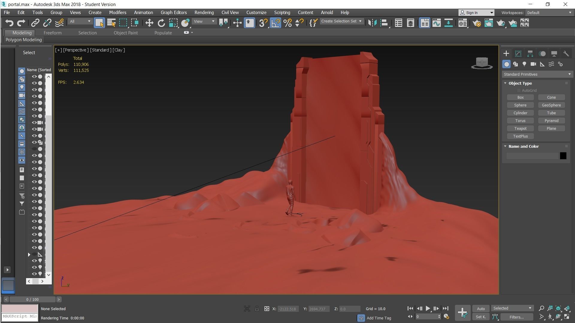 3d portal door to future 3D model_4