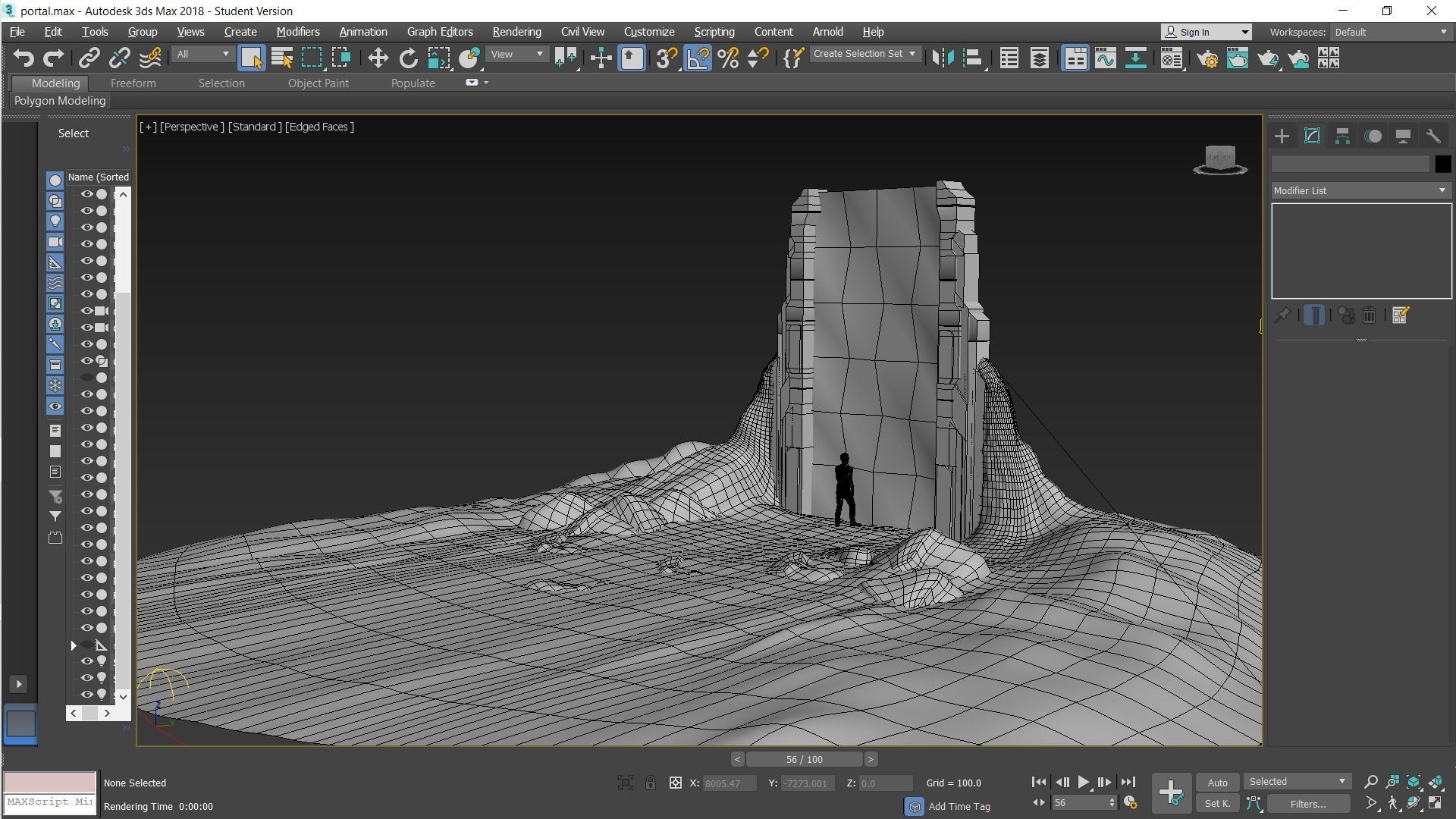 3d portal door to future 3D model_2