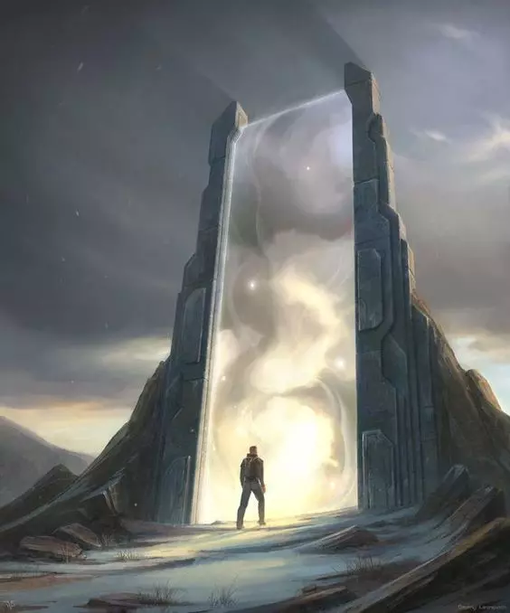 3d portal door to future 3D model_0