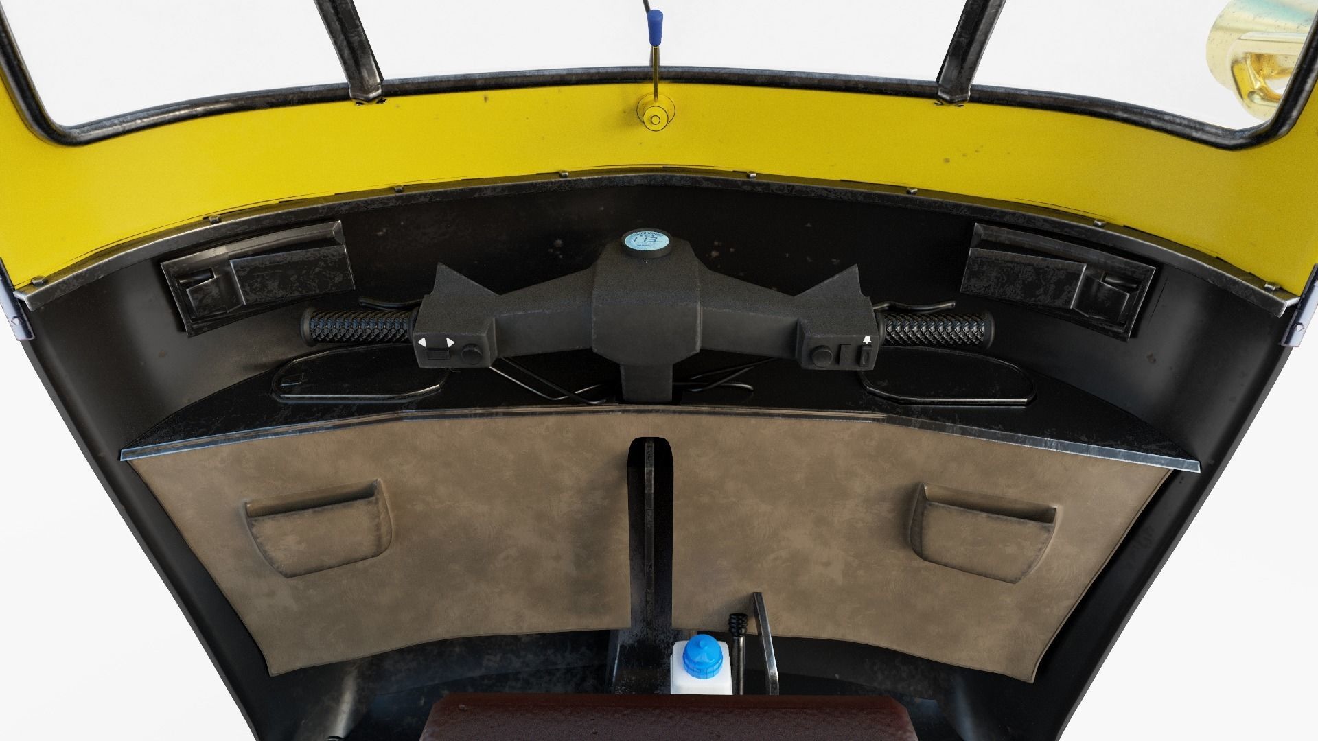 Bajaj Indian Auto Rickshaw 3D model_7