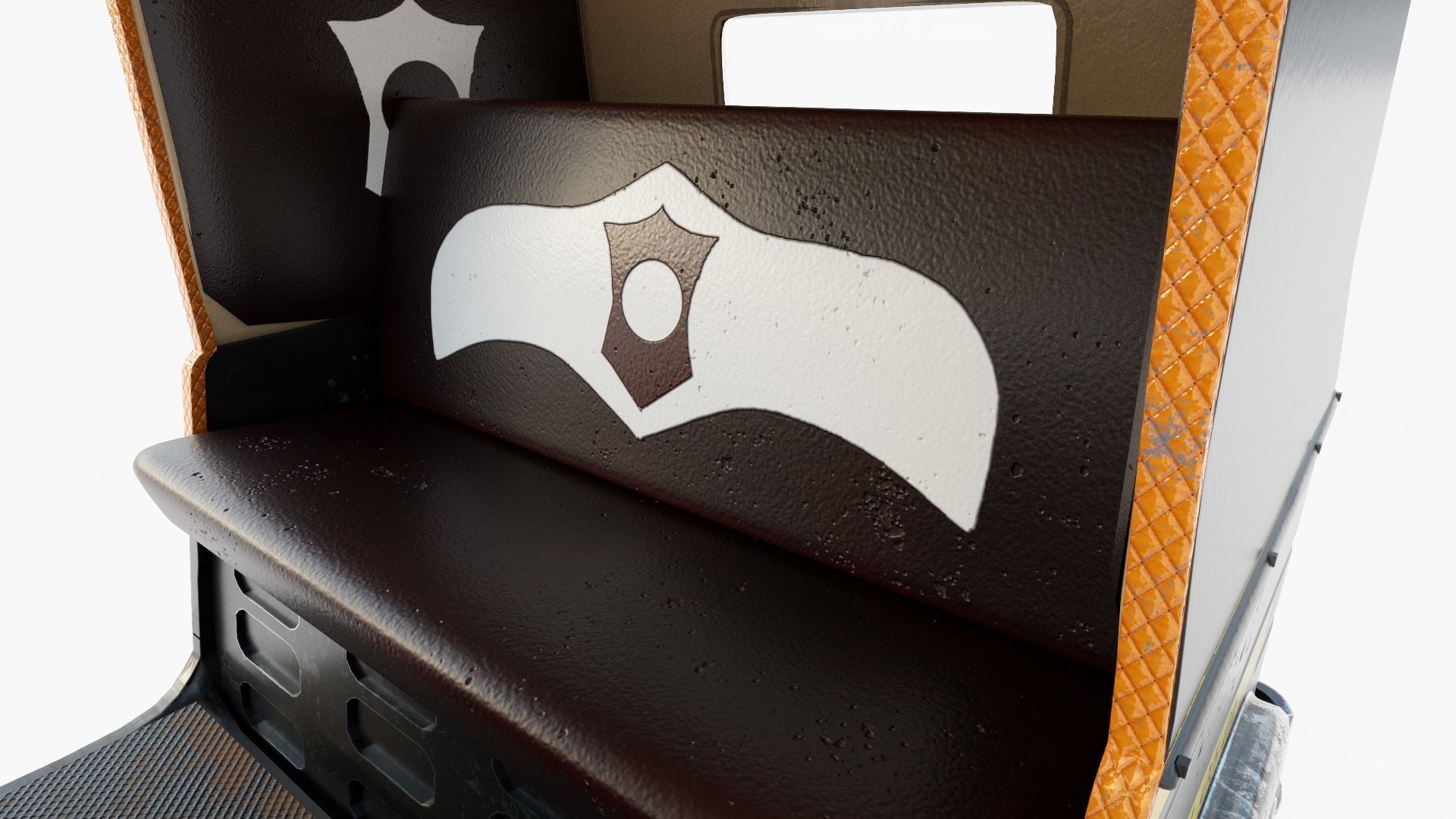 Bajaj Indian Auto Rickshaw 3D model_8