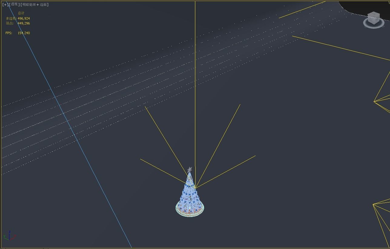 christmas trees 3D model_6