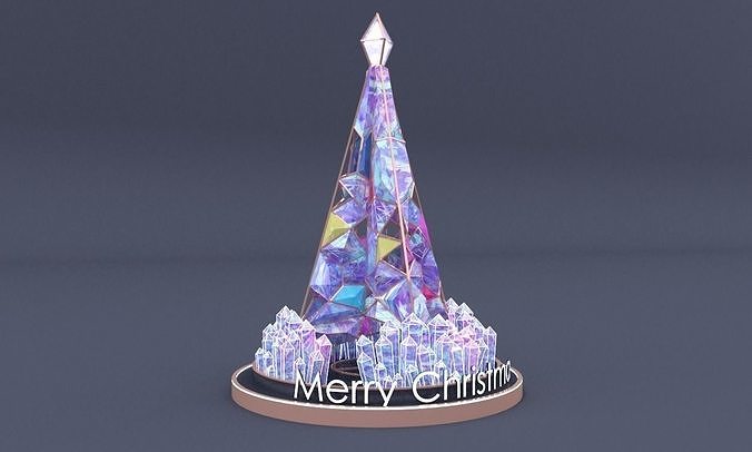 christmas trees 3 3D model