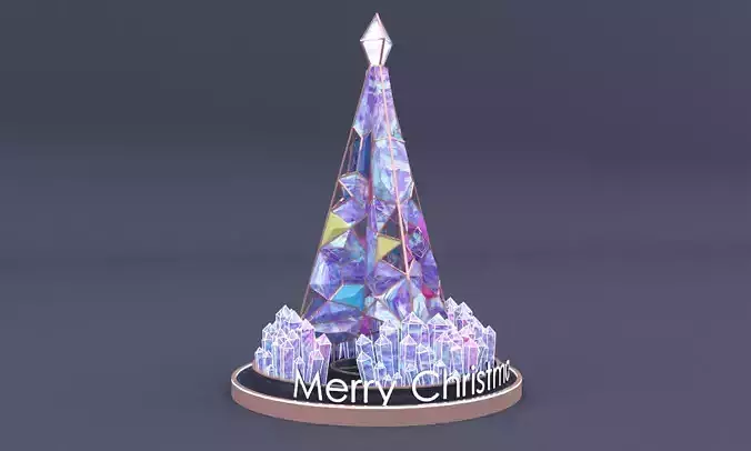 christmas trees 3 3D model
