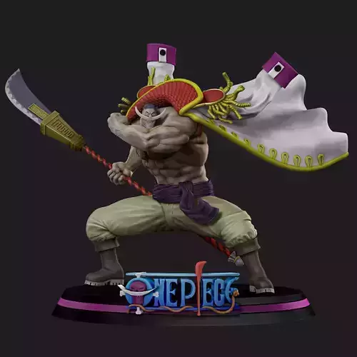 Whitebeard - One Piece fan art 3D print model