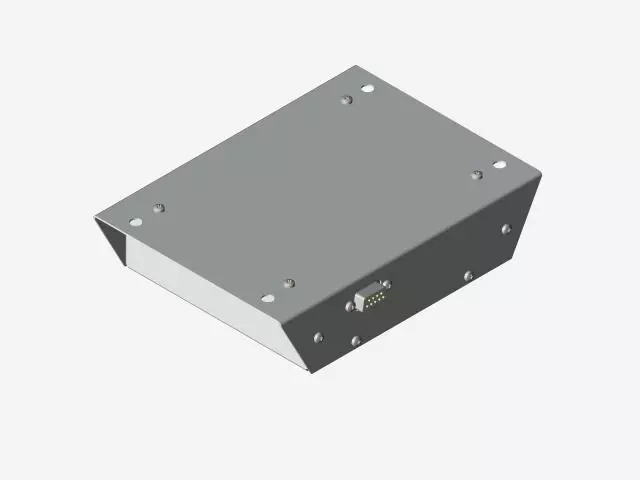 Antenna switch with metal housing Free 3D model