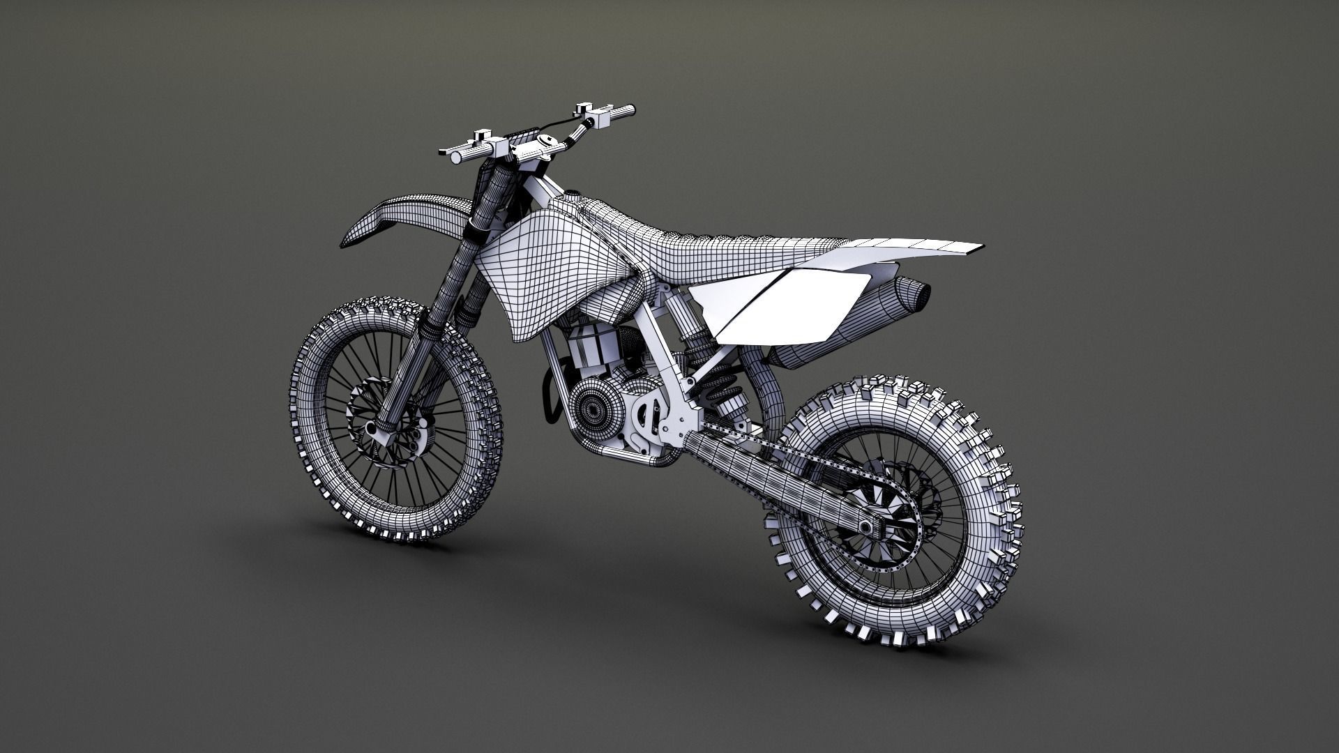 3D KTM Dirt Bike 3D model_11