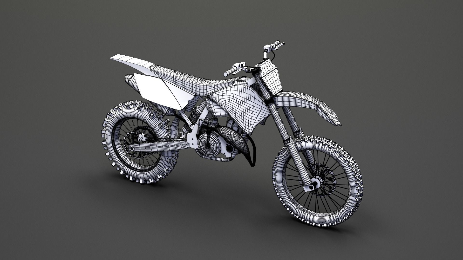 3D KTM Dirt Bike 3D model_10