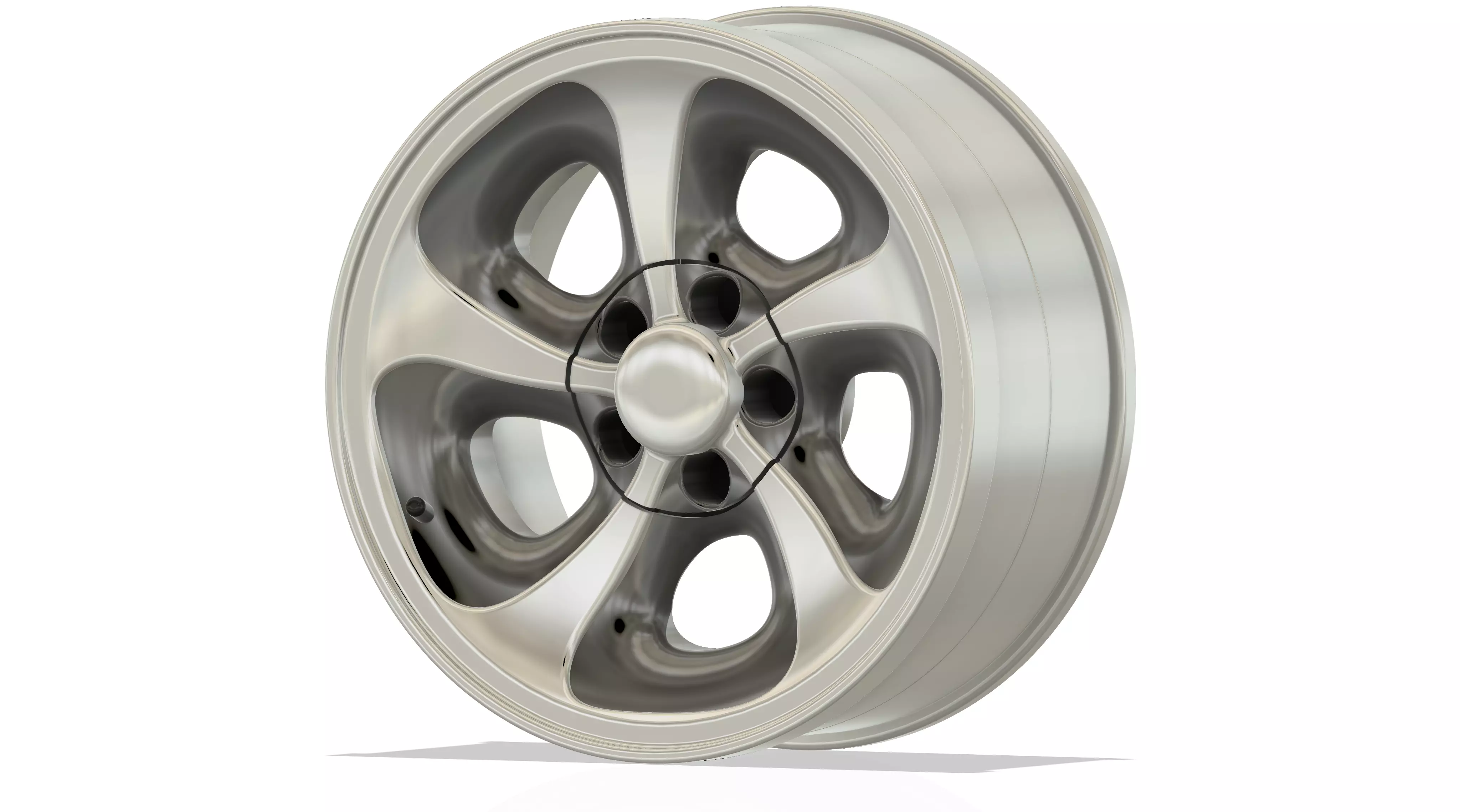 3d printable Chevy wheel 3D print model